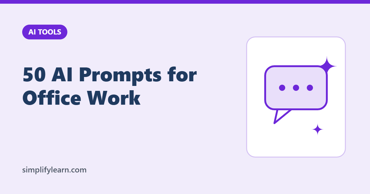50 AI Prompts for Office Work