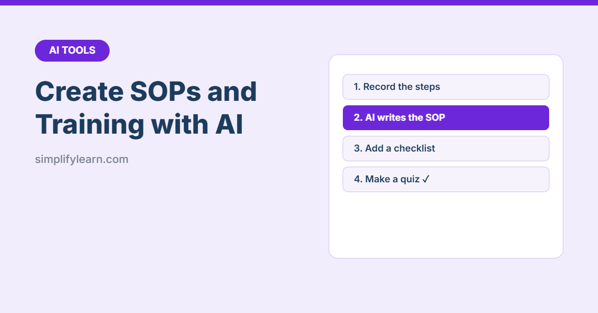 How to Use AI to Create SOPs and Training Materials