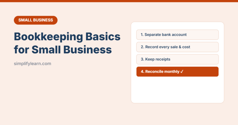 Bookkeeping Basics for Small Businesses: A Simple Monthly Routine