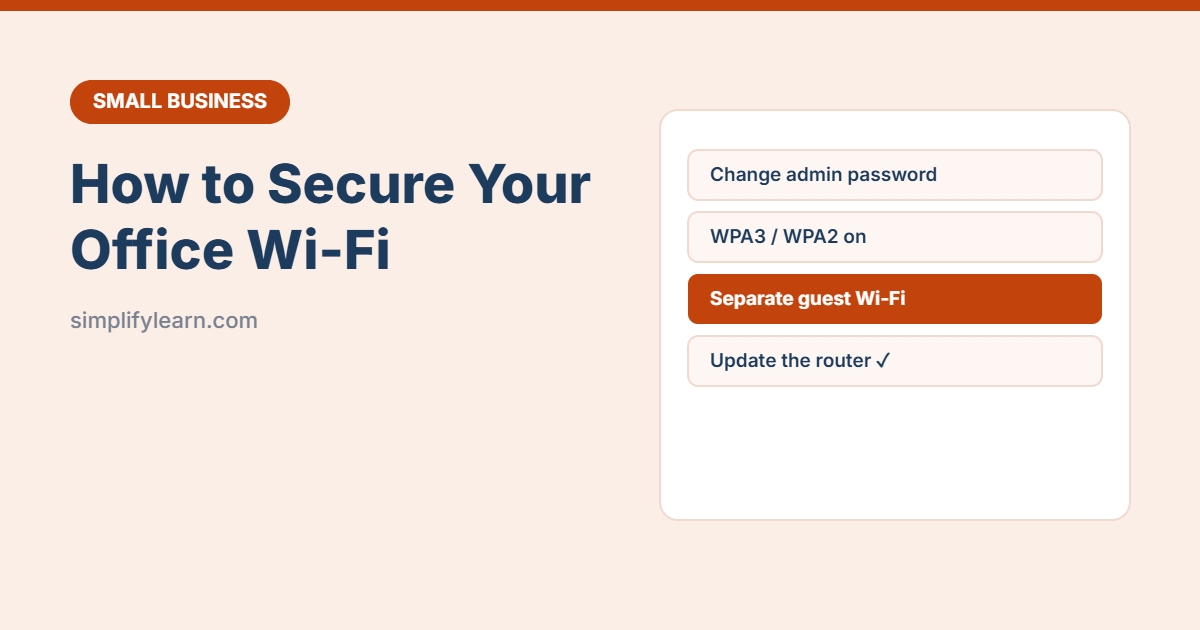 How to Secure Your Office Wi-Fi: A Simple 10-Step Checklist