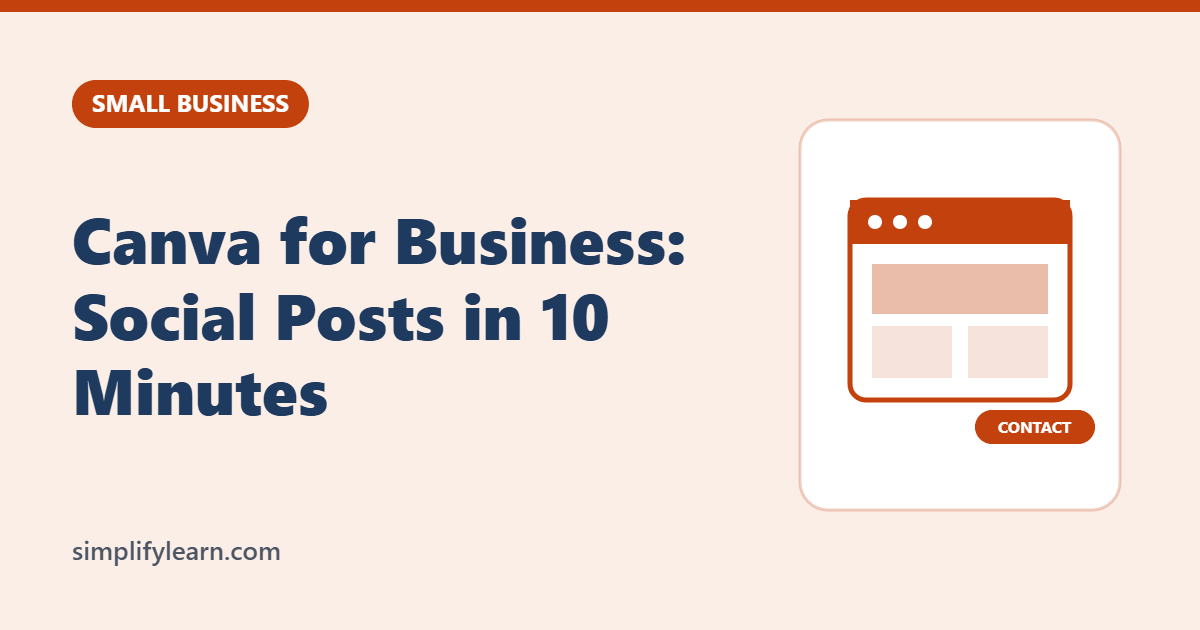 Canva for Business: Social Posts in 10 Minutes