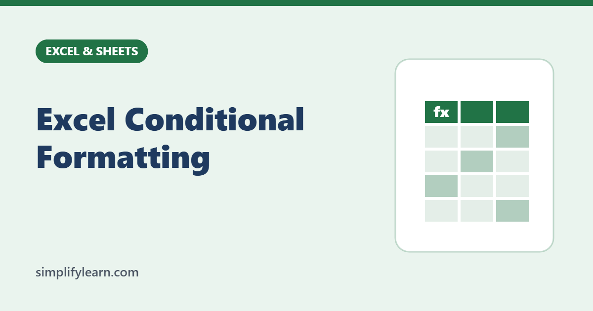 Excel Conditional Formatting