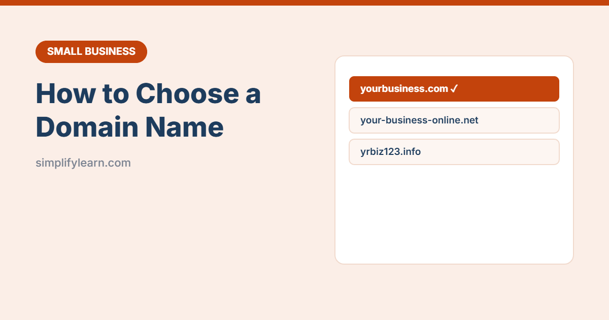 How to Choose and Buy a Domain Name for Your Business