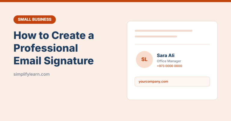 How to Create a Professional Email Signature (Gmail and Outlook)