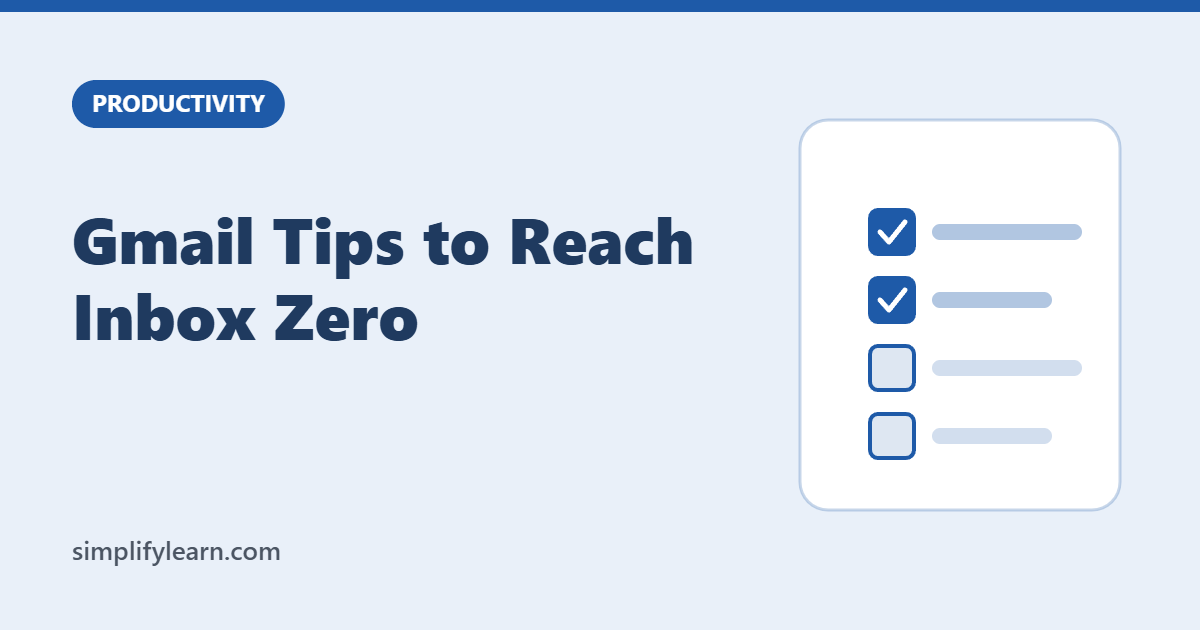 Gmail Tips to Reach Inbox Zero