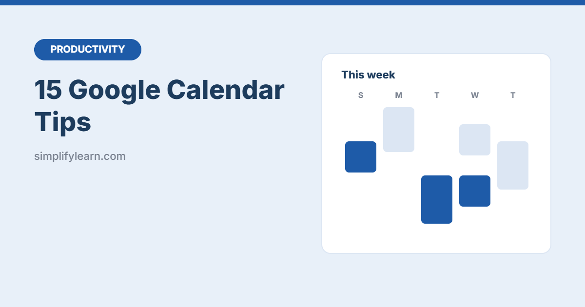 15 Google Calendar Tips to Save Time Every Week