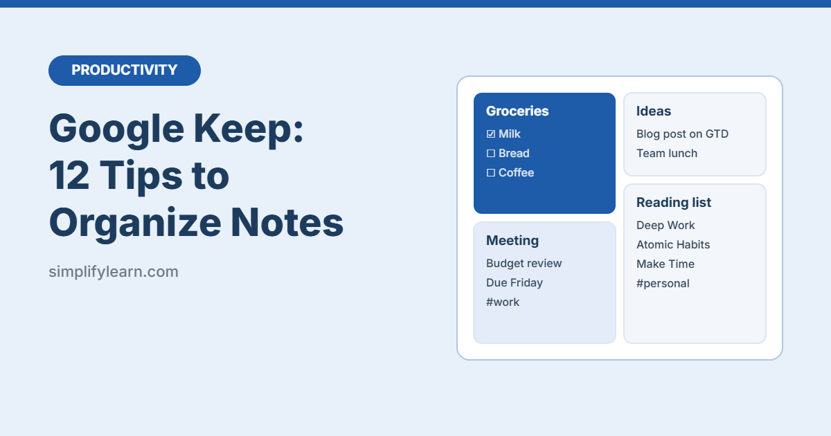 Google Keep: 12 Tips to Organize Your Notes