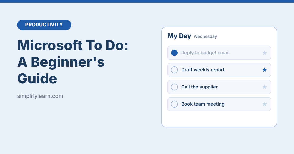 Microsoft To Do: A Beginner's Guide to Planning Your Day