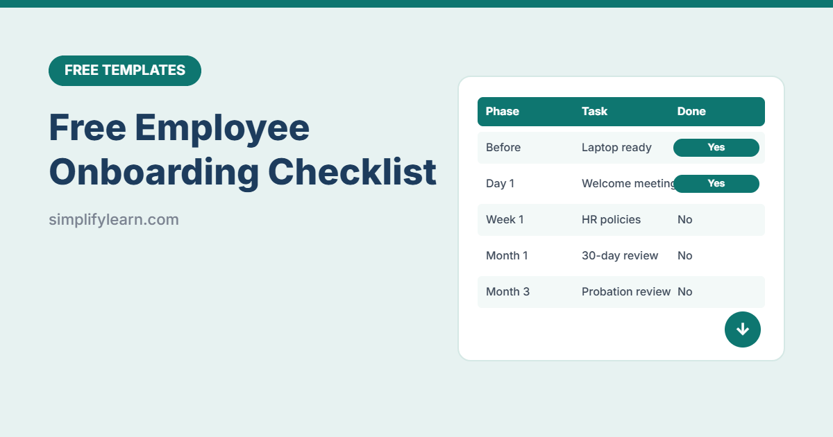 Free Employee Onboarding Checklist Template (Excel and Google Sheets)