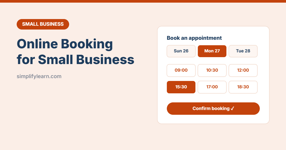 Online Booking Systems for Small Businesses: How to Choose and Set Up