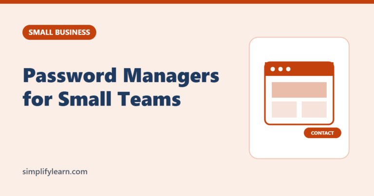 Password Managers for Small Teams