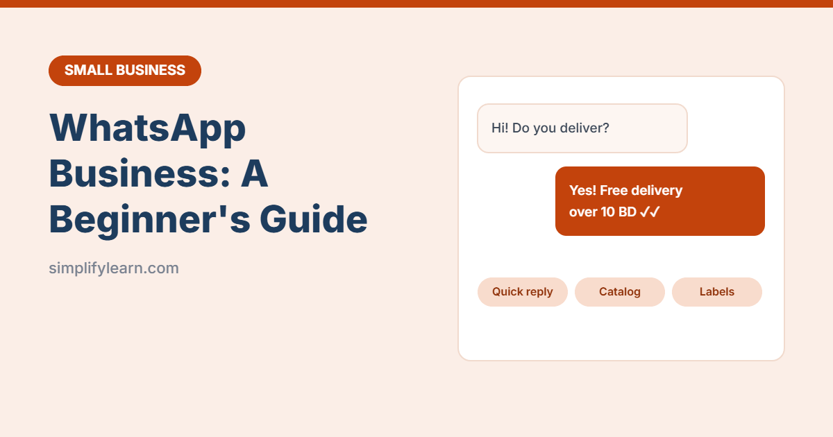 WhatsApp Business: A Beginner's Guide for Small Businesses